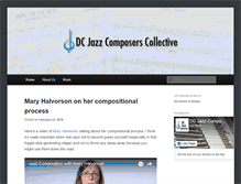 Tablet Screenshot of dcjazzcollective.org